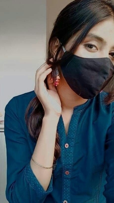 Black mask girl pic Dp Black mask girl pic Dp