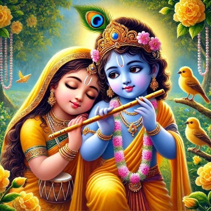 Radha Krishna love images