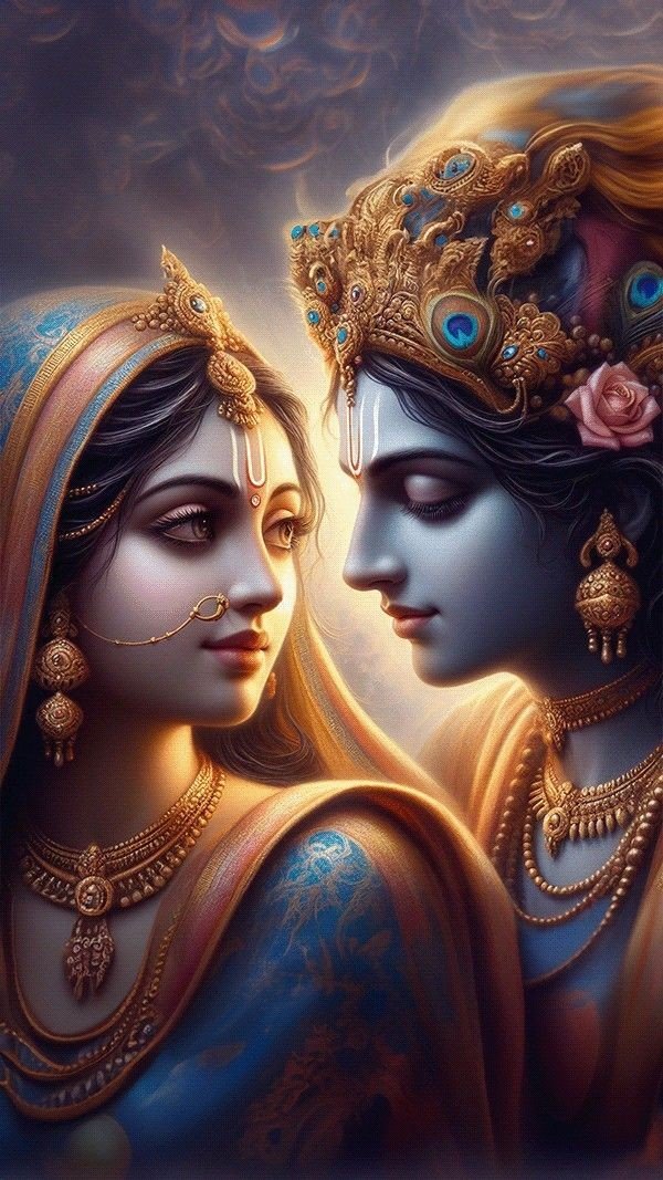 Radha Krishna love images