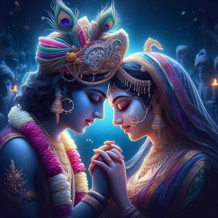 Radha Krishna love images