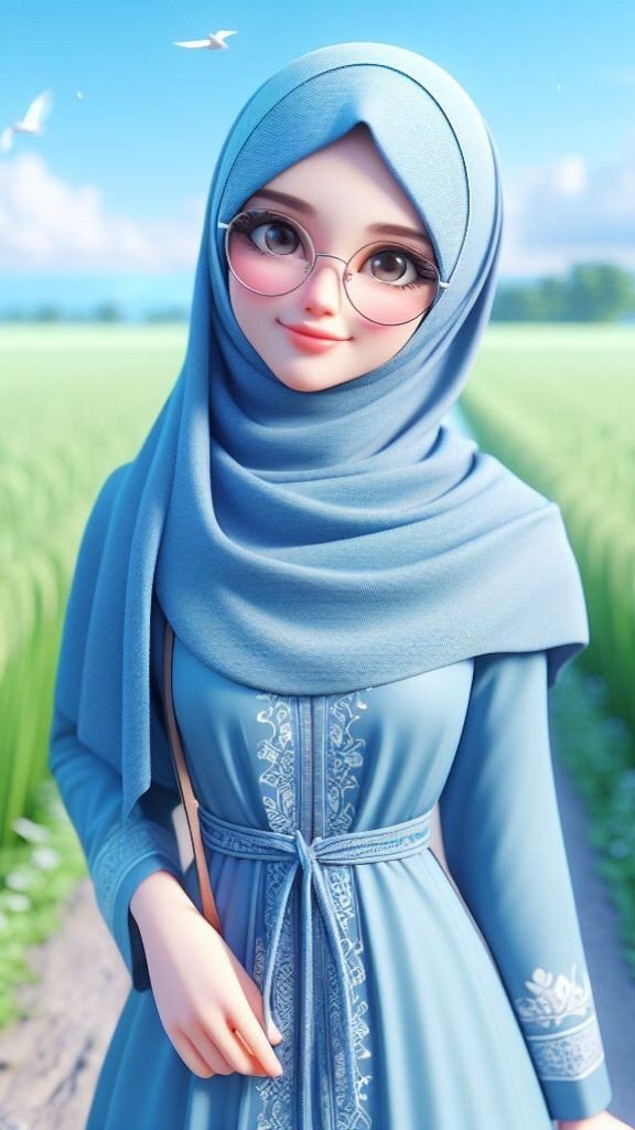 hijab girl dp