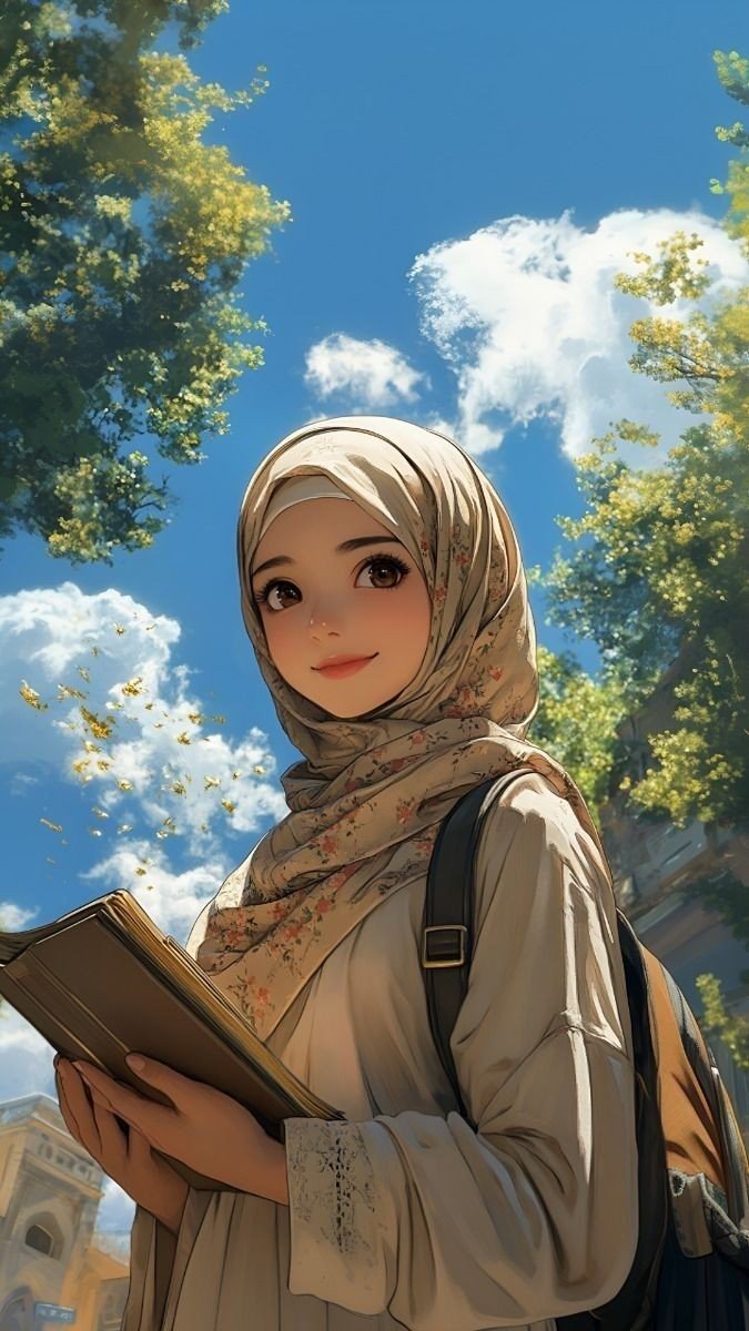 hijab girl dp