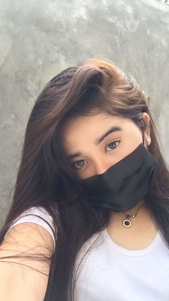 mask girl dp