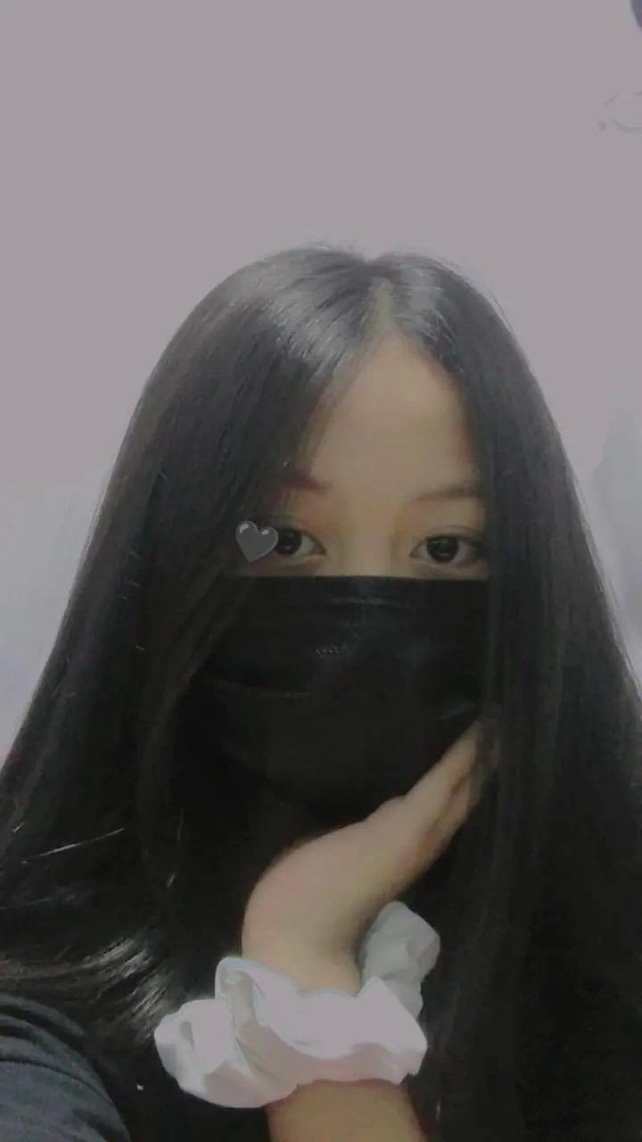 mask girl dp