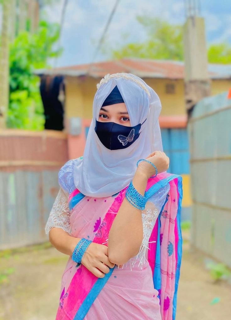 mask girl dp