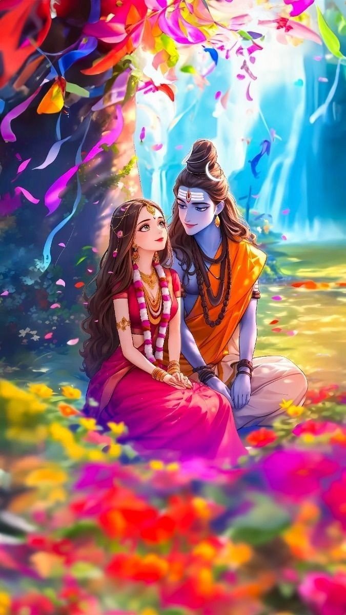 shiv parvati images
